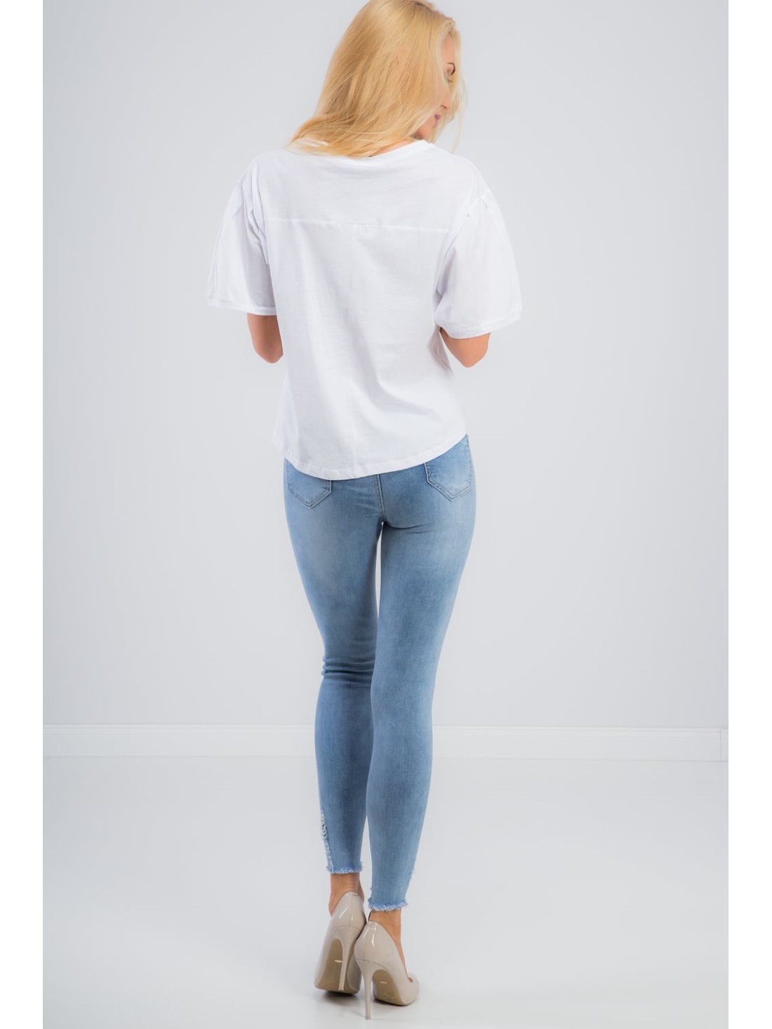 Jeanshose mit Rissen an den Knien 27151 – Online-Shop – Boutique